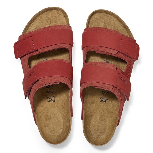 BIRKENSTOCK Uji Nubuck-Suede Leather - Sienna Red - Picture 3 of 10
